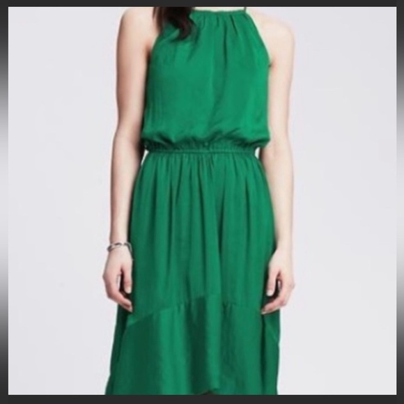 Banana Republic High Low Halter Dress - Picture 3 of 9